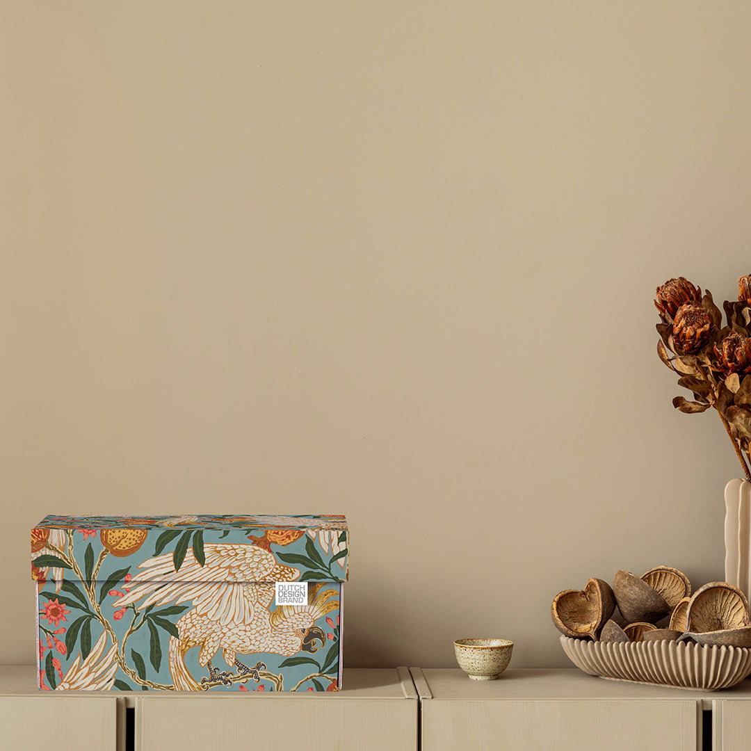 Cockatoo & Pomegranate Storage Box Medium