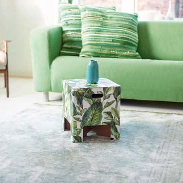 Dutch Design Chair Kerst Green Leaves