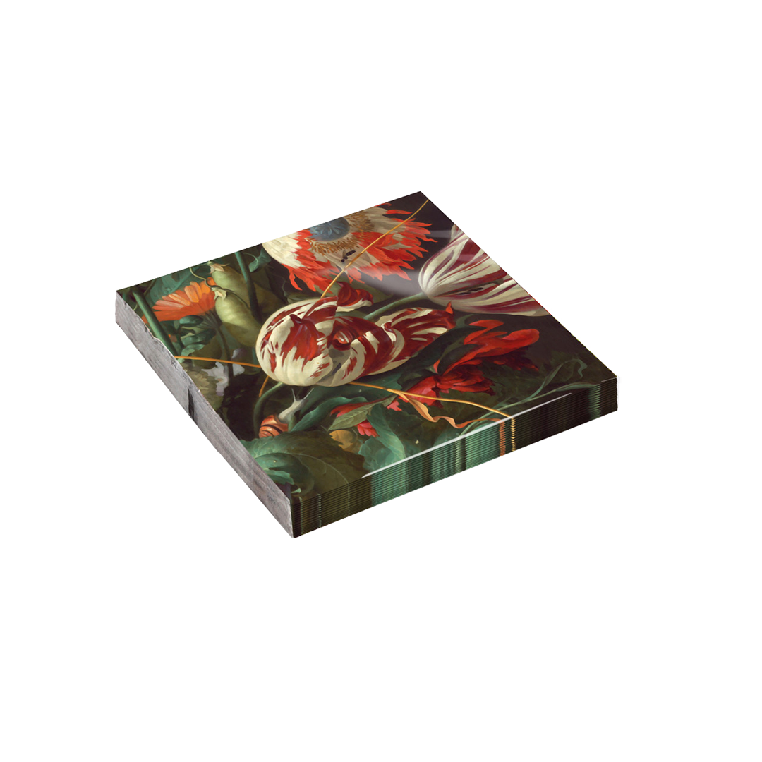 Flowers Kerst servetten