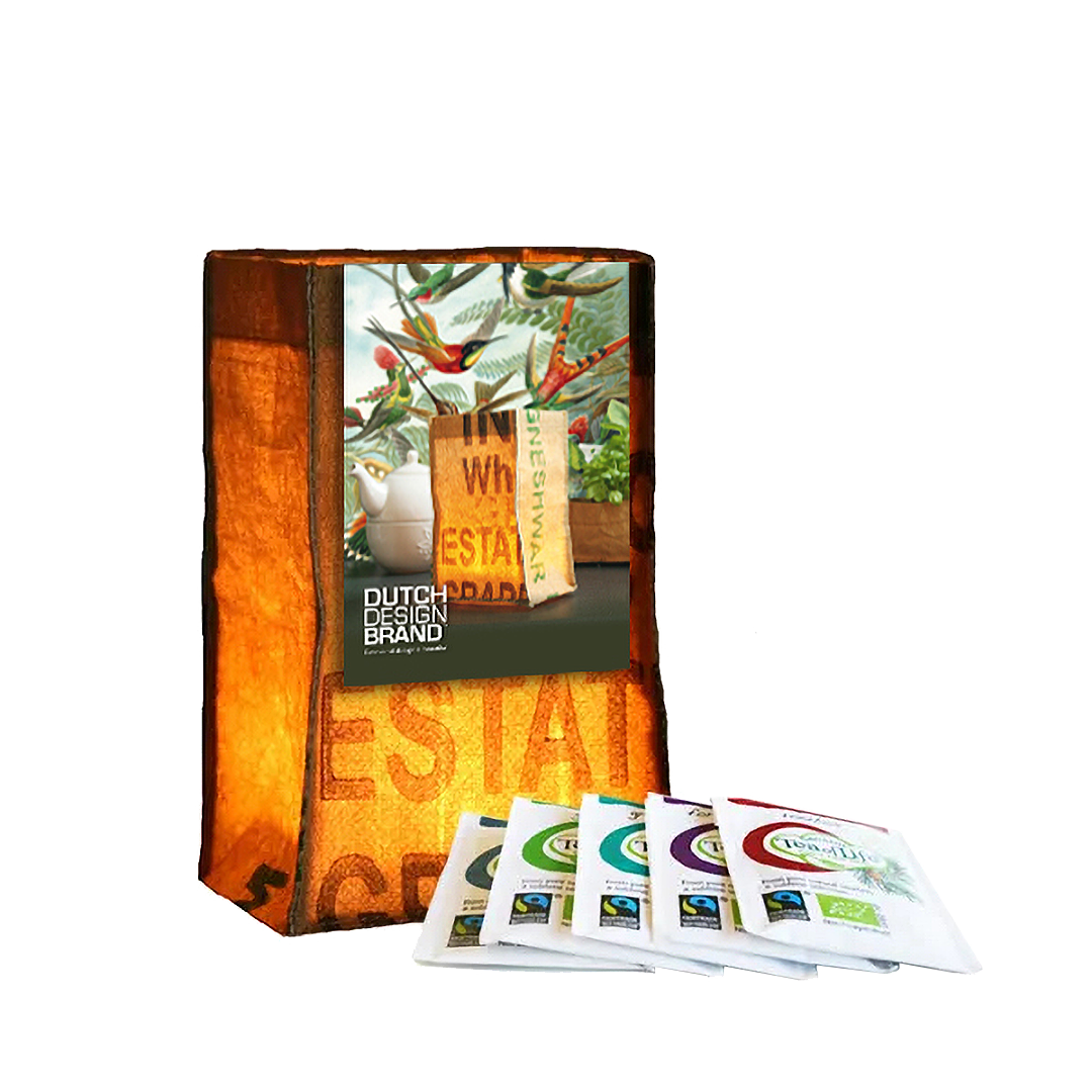 Dutch Design Brand x SuperWaste Tealight (incl. 5 Fairtrade tea bags) B2B