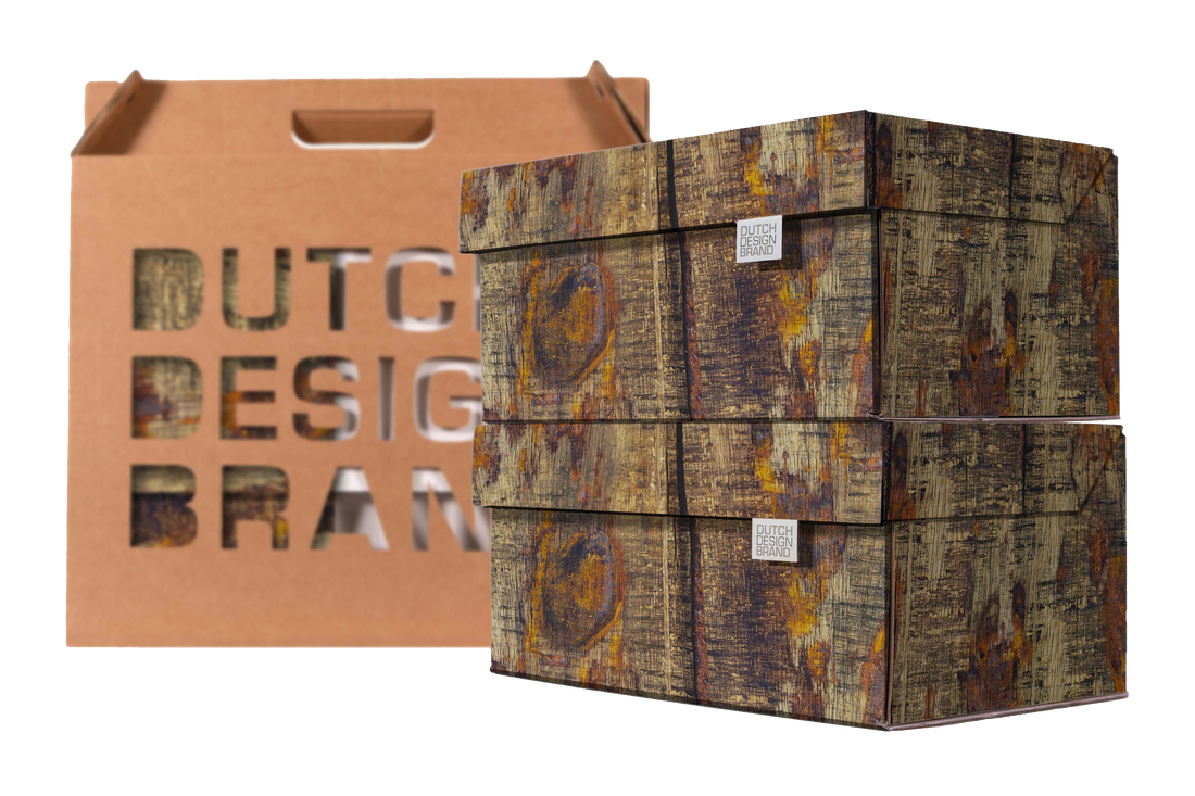 Storage Box Tree Trunk Medium | Dutch Design Brand | FSC cardboard
