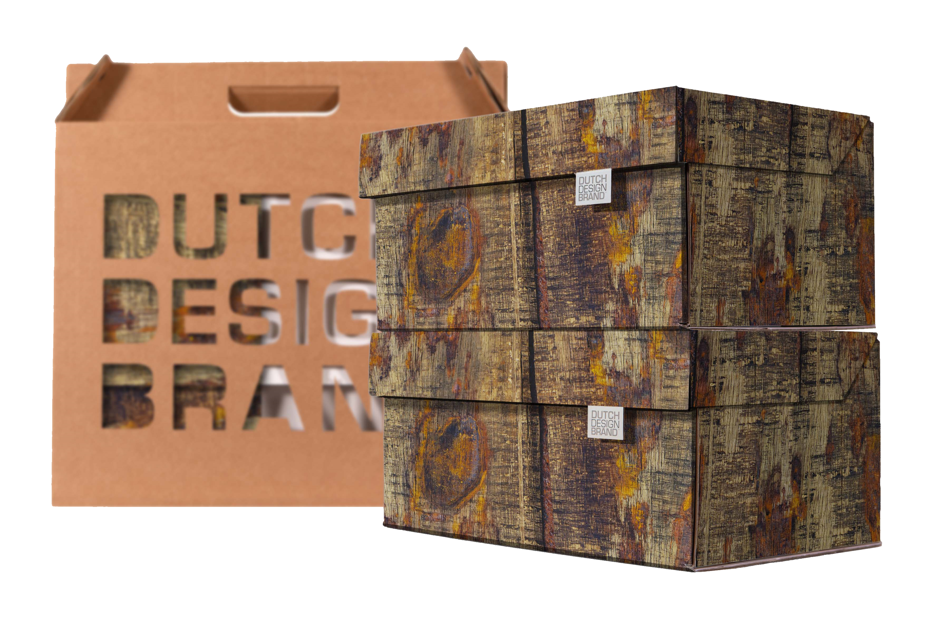 Tronc d'arbre (Tree Trunk) Boîte de rangement moyenne