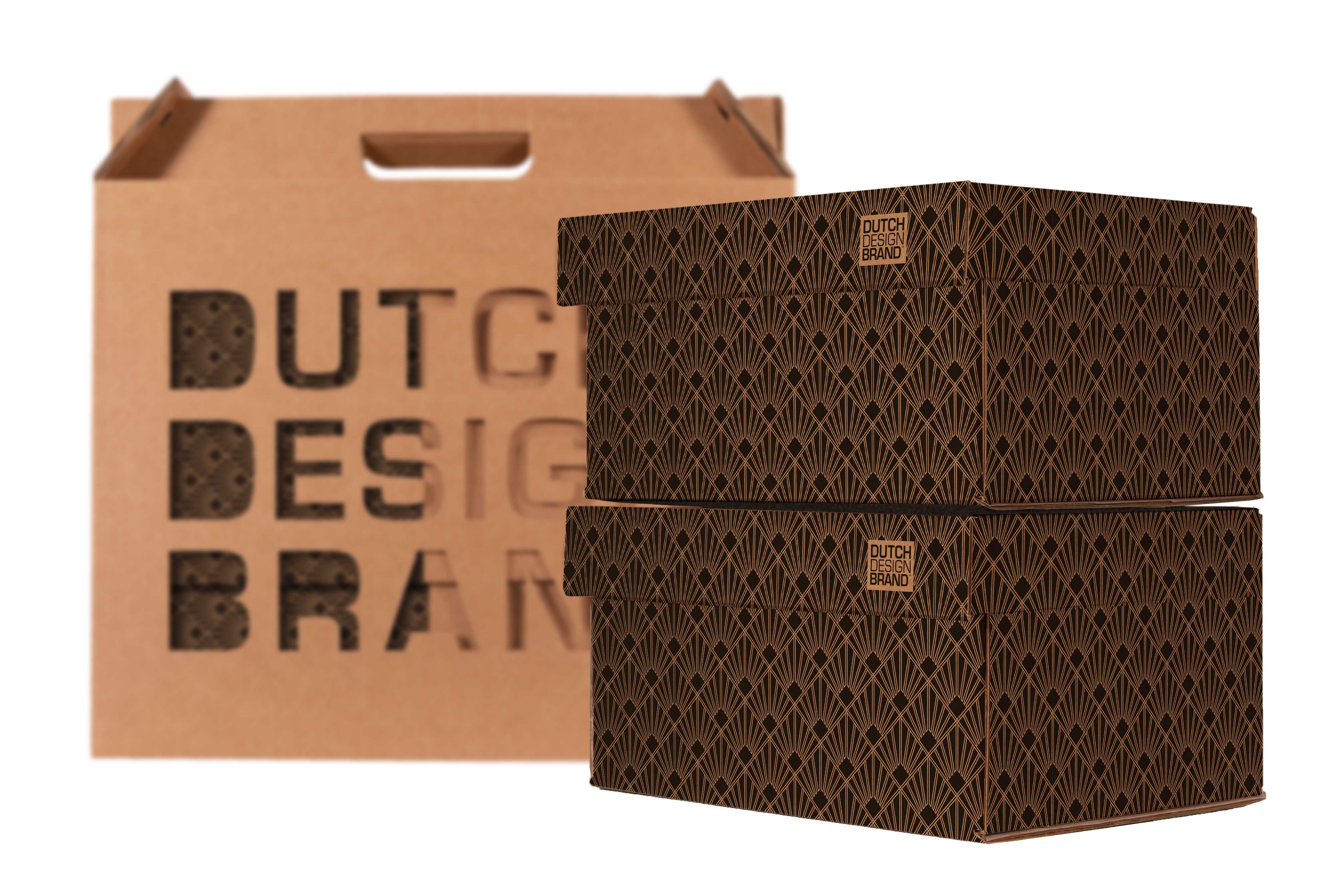 Ciel de nuit Art déco (Art Deco Night Sky) Boîte de rangement petite