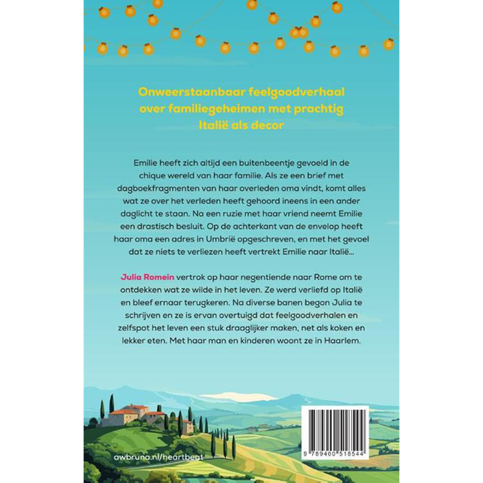 Achterkant boek Villa Italia