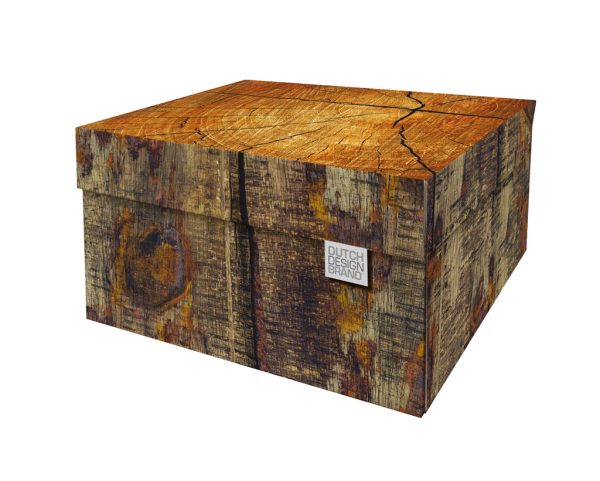 Tree Trunk Storage Box which closely resembles a tree trunk.