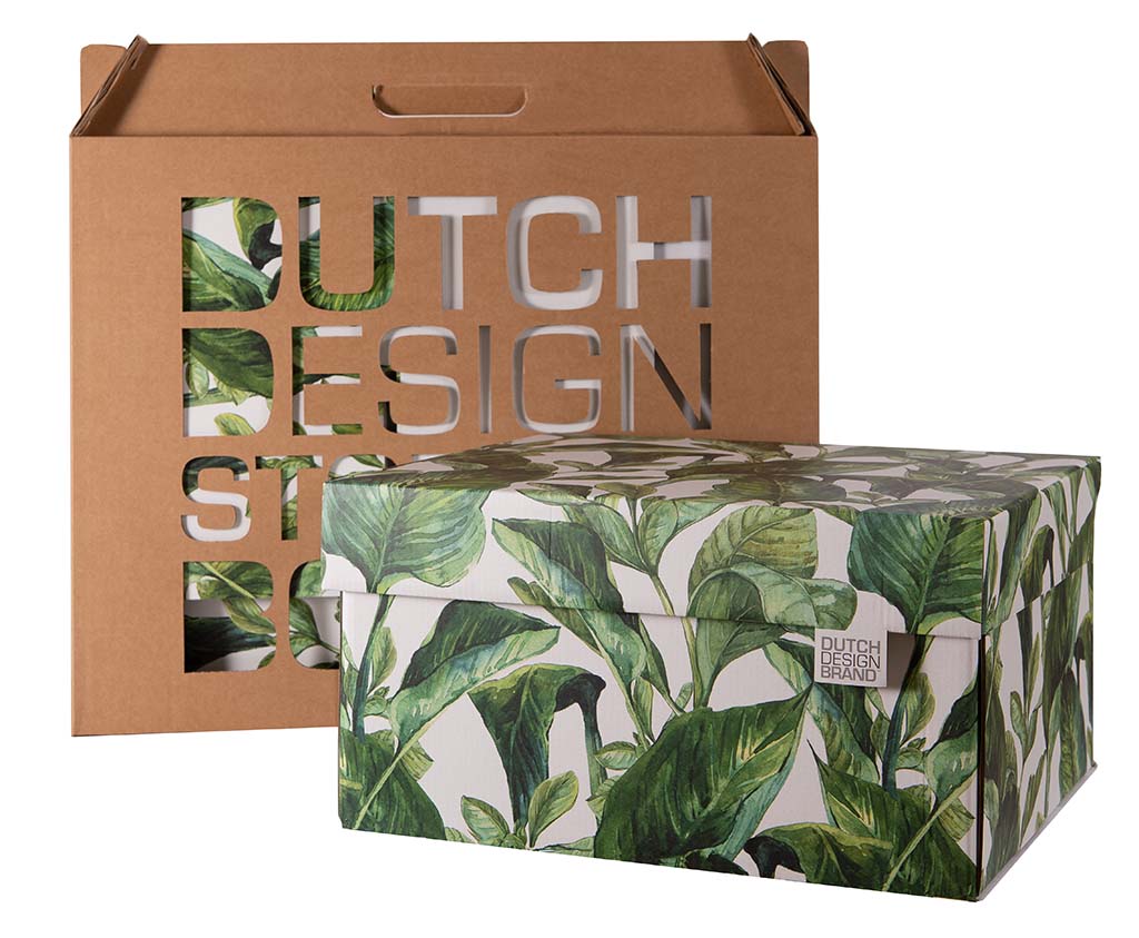 uitsterven Algebraïsch bezig Dutch Design Brand | Leaves Storage Box Classic | opbergdoos | FSC karton