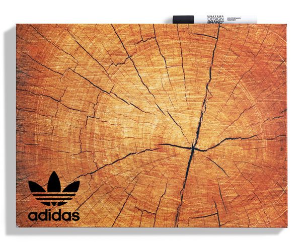 Branded Tree Trunk Whiteboard which closely resembles a tree trunk.