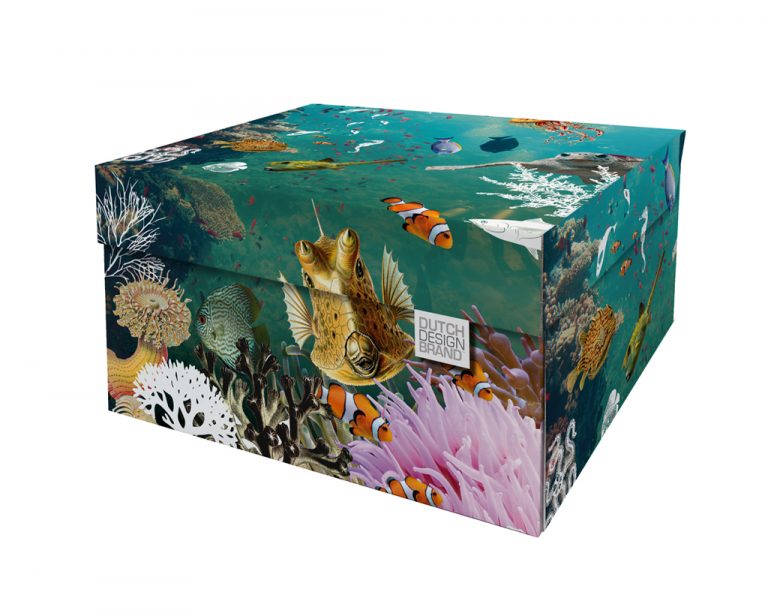 Dutch Design Storage Box Kerst Coral Reef