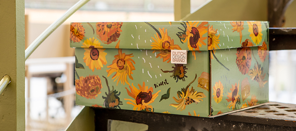 Sunflowers by Vinsent Storage Box Classic