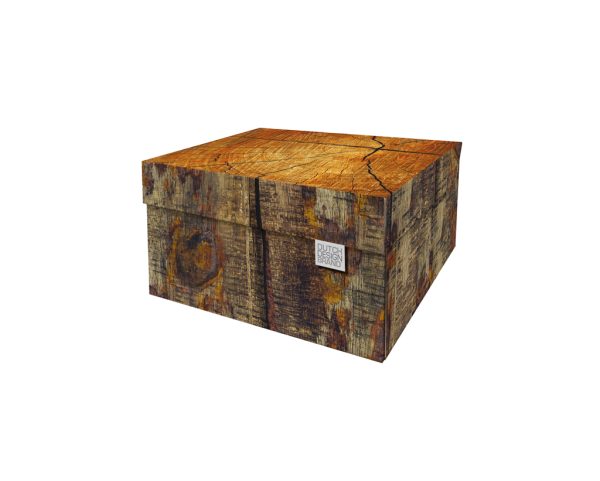 Tree Trunk Storage Box which closely resembles a tree trunk.